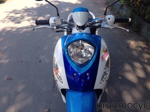 fino fiหัวฉีด รุ่นfashionสีขาวฟ้าน้ำเงิน ปี2014 ไมล์เเท้ๆ5664กม.