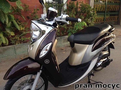 New fino fi สีน้ำตาลเทา รุ่นPremium ไมล์5386กม.รถปี2015