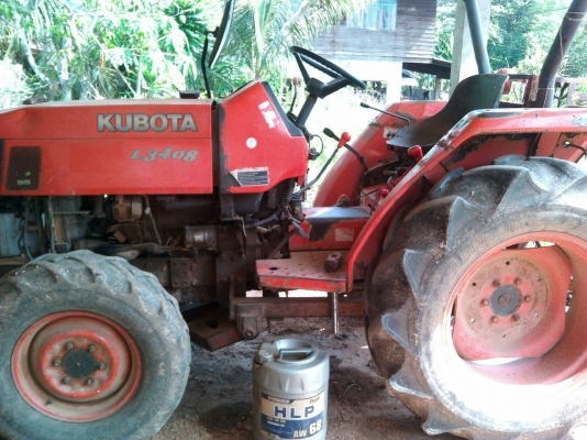 KUBOTA L3408 หาง5 ใบดัน รถสวยเดิมบาง พร้อมใช้ หลังคาแดง