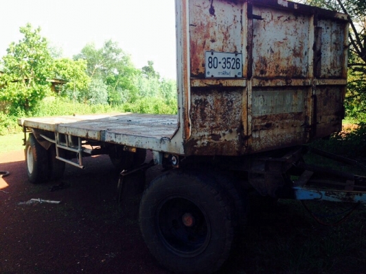 10ล้อพ่วงเพลาเดียวมาแล้วครับราคาถูกด้วย