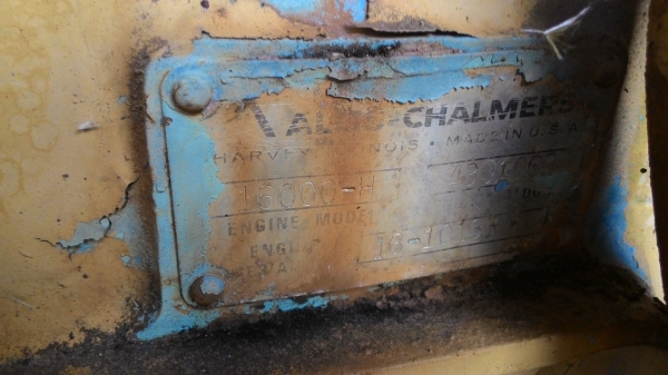 รถแทรกเตอร์ตีนตะขาบ Allis Chalmerd HD16