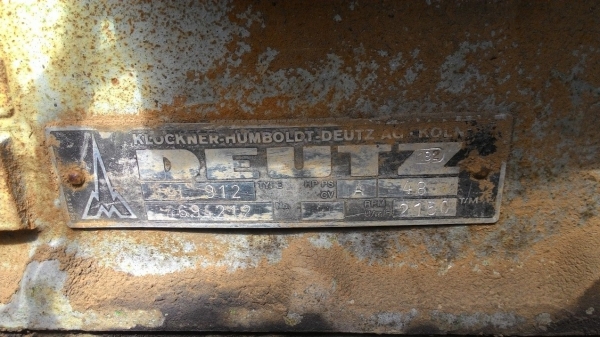 รถบดเครื่อง Deutz รถบดเครื่อง Deutz