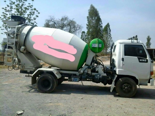 ขาย6ล้อHino โม่ปูน 165 WO6D โม่ต่อใหม่4คิว มอเตอร์ตรงไดกิ้น สภาพพร้อมใช้งาน เครื่องดี แชชซีสวย เครื่องดี เอกสารเล่มทะเบียนพร้อมโอนโม่ดี