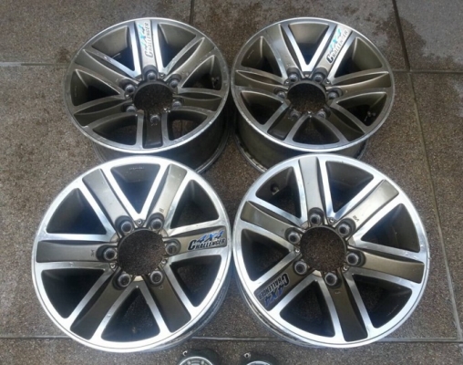 ล้อ15 งานYochiyoda 6/139 กว้าง 7.5 off+15 สภาพดีไม่มีซ่อม ขอบหนาๆ ฝาครอบครบ ล้อ15 งานYochiyoda 6/139 กว้าง 7.5 off+15 สภาพดีไม่มีซ่อม ขอบหนาๆ ฝาครอบครบ