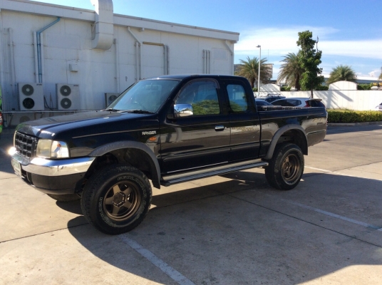 ขายรถกระบะฟอร์ด เรนเจอร์โฟวิลแคปเปิดได้ ปี03 เครื่องวาง 1JZ เทอร์โบ เกียร์ธรรมดา ติดแก๊สLPG ระบบเกียร์โฟวิลยังอยู่ครบ เพาเวอร์ ไฟฟ้า airbag/abs ภายในเดิมๆวิทยุCD ตัวถังบางเดิมทั้งคันสีเงามีริ้วรอย แม็กสวย8"ยางโฟ34" ยางดี โช๊คอัพแต่ง คัสซีสวย รถข