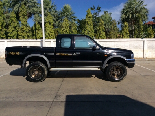 ขายรถกระบะฟอร์ด เรนเจอร์โฟวิลแคปเปิดได้ ปี03 เครื่องวาง 1JZ เทอร์โบ เกียร์ธรรมดา ติดแก๊สLPG ระบบเกียร์โฟวิลยังอยู่ครบ เพาเวอร์ ไฟฟ้า airbag/abs ภายในเดิมๆวิทยุCD ตัวถังบางเดิมทั้งคันสีเงามีริ้วรอย แม็กสวย8"ยางโฟ34" ยางดี โช๊คอัพแต่ง คัสซีสวย รถข