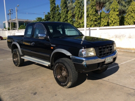 ขายรถกระบะฟอร์ด เรนเจอร์โฟวิลแคปเปิดได้ ปี03 เครื่องวาง 1JZ เทอร์โบ เกียร์ธรรมดา ติดแก๊สLPG ระบบเกียร์โฟวิลยังอยู่ครบ เพาเวอร์ ไฟฟ้า airbag/abs ภายในเดิมๆวิทยุCD ตัวถังบางเดิมทั้งคันสีเงามีริ้วรอย แม็กสวย8"ยางโฟ34" ยางดี โช๊คอัพแต่ง คัสซีสวย รถข