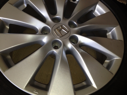 ขายล้อแม็ก Accord G9 2.0 ขอบ17 พร้อมยาง Micheline 225 50 17 ปี 2013