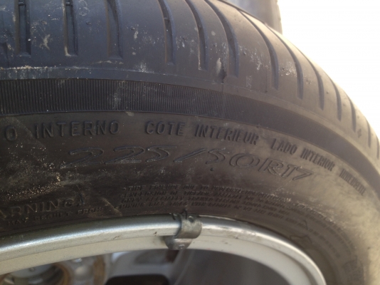 ขายล้อแม็ก Accord G9 2.0 ขอบ17 พร้อมยาง Micheline 225 50 17 ปี 2013