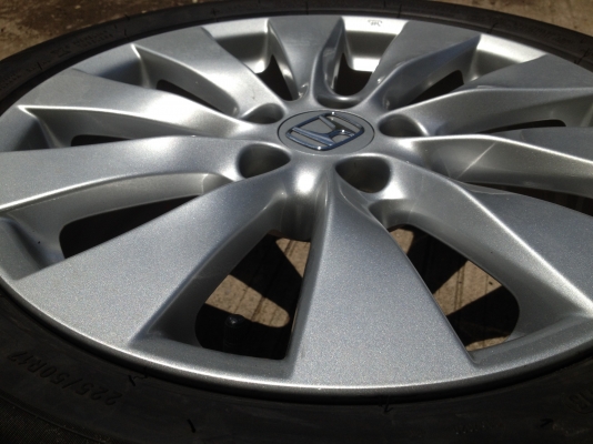 ขายล้อแม็ก Accord G9 2.0 ขอบ17 พร้อมยาง Micheline 225 50 17 ปี 2013