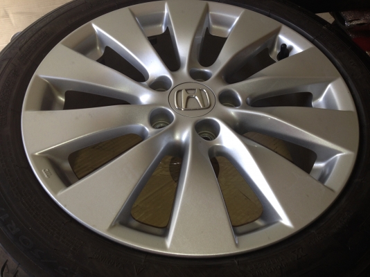 ขายล้อแม็ก Accord G9 2.0 ขอบ17 พร้อมยาง Micheline 225 50 17 ปี 2013