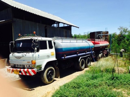 ขาย HINO 227 พ่วงแม่ลูก ถังบรรทุกของเหลว