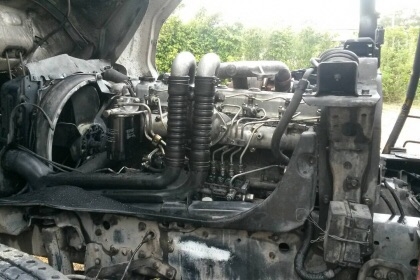 ขายรถบรรทุกนำ้มันเพลาเดียวFN617 ยูโร2โหลดล่างแท้