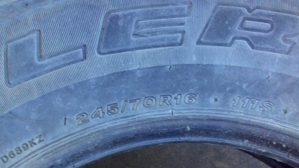 245/70R16 BRIDGESTONE DUELER H/T มี 2 เส้น tel.081-427-3941 245/70R16 BRIDGESTONE DUELER H/T มี 2 เส้น tel.081-427-3941