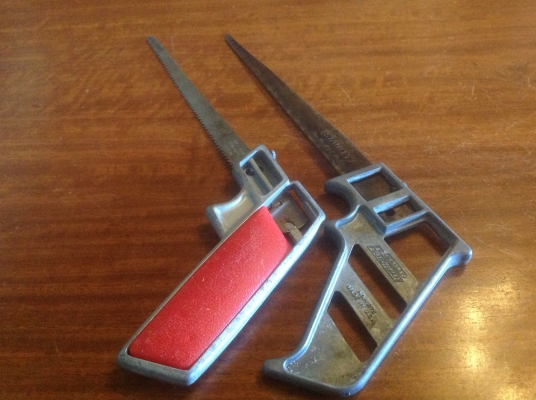 ขายเลื่อยรู Vintage Stanley handyman ,Allway Tools ปื้นละ 600 บาท