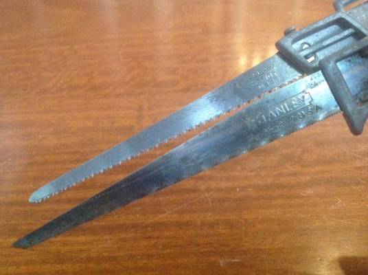 ขายเลื่อยรู Vintage Stanley handyman ,Allway Tools ปื้นละ 600 บาท