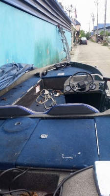 เครื่อง Mercury 115HP มือสองญี่ปุ่น แถมเรือแบสนำเข้าญี่ปุ่นไปด้วย