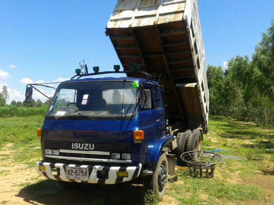 ขายรถบรรทุก 10 ล้อดัมพ์เพลาเดี่ยว ISUZU JCM เครื่องอีซูซุ 195 ฝาดำ พ.เวอร์ ราคา 420000