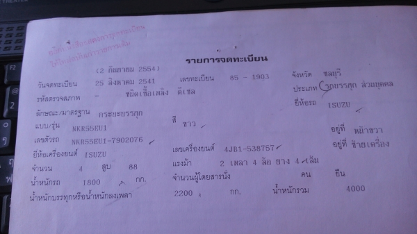 ขาย NKR 88 แรง ประหยัดน้ำมัน ภาษีไม่ขาด ราคาต่อรองได้