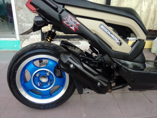 Honda Zoomer X ปี 2557 แต่งสวย สไตล์ Japan ล้อโตๆ ราคาถูก