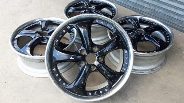 W-work แท้ญี่ปุ่น ล้อ2ชิ้น ขอบ 18 5รู114