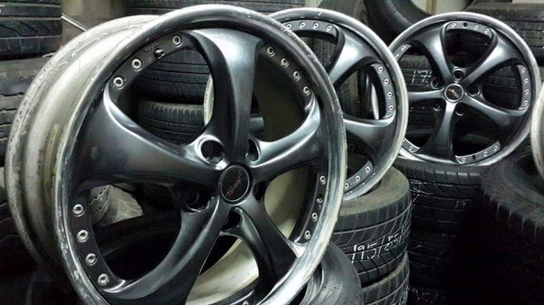 W-work แท้ญี่ปุ่น ล้อ2ชิ้น ขอบ 18 5รู114