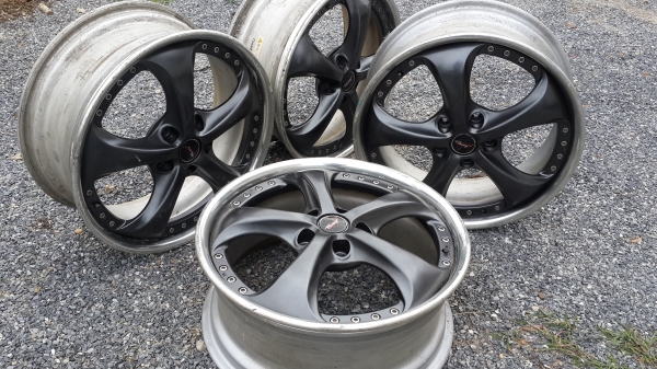 W-work แท้ญี่ปุ่น ล้อ2ชิ้น ขอบ 18 5รู114