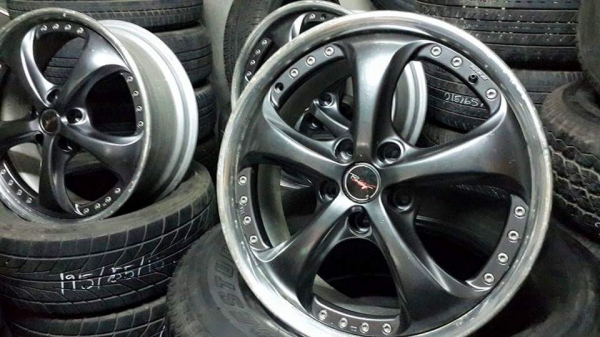 W-work แท้ญี่ปุ่น ล้อ2ชิ้น ขอบ 18 5รู114