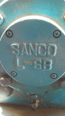 Sale>>ปั้มลม sanco made in japan 2 สูบ 260 ลิตร (ไม่มีมอเตอร์)