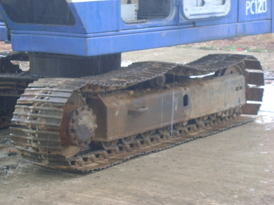 ขายโคมัสสุ PC120-2 ลายหัวเจาะ+บุ้งกี่