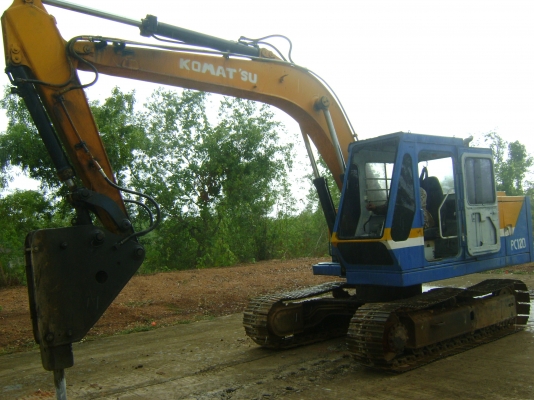 ขายโคมัสสุ PC120-2 ลายหัวเจาะ+บุ้งกี่