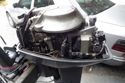 ขาย เครื่องเรือYAMAHA 25 แรง  เครื่องติดง่ายเดินดี ( หางผุ ต้องซ่อมหน่อยครับ ) นำเข้าจากญี่ปุ่น  23,500