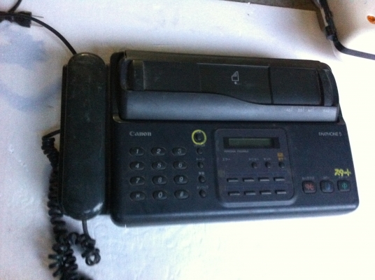 โทรศัพท์และFAX ยี่ห้อ CANON จากญี่ปุ่น ใส่กระดาษได้ใหญ่ถึง B4