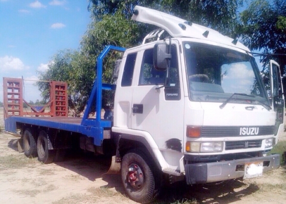 ขายด่วน TOYOTA BU211 - 175 HP 6BG1 สิบล้อเพลาเดียว เทรลเลอร์ขึ้นรถเกี่ยวข้าว วางหัวเก๋งร็อกกี้วางเครื่องร็อก ใส่เฟืองท้ายกับเพลาทำเป็นรถสิบล้อพร้อมลงเล่มครบพร้อมโอนได้เลยครับ เครื่องแน่นแรงดี ภายในเก๋งสวยครบ พวงมาลัยเพาเวอร์ ระบบเบรคทริ๊ปฟี้ครบพร้อม ยาง 8