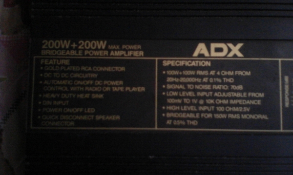 Power Amp ADX