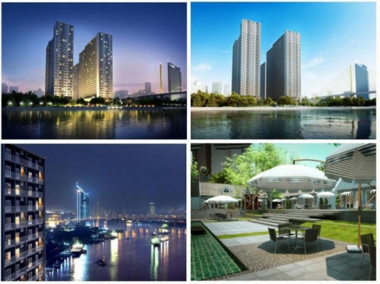 ขายคอนโดแชปเตอร์วัน : โมเดิร์นดัชต์ ตึก B วิวแม่น้ำ ธนาคารกสิกร