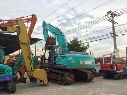 KOBELCO SK200-8 รถเก่านำเข้าจากญี่ปุ่นไม่เคยใช้งานในไทย
