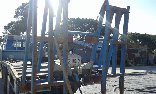 ร็อค 210 แรงม้า2 เพลาบรรทุกรถเกี่ยวข้าว