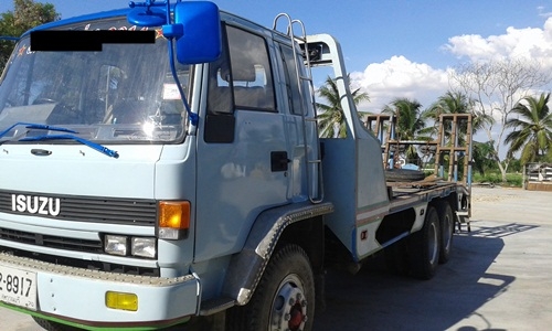 ร็อค 210 แรงม้า2 เพลาบรรทุกรถเกี่ยวข้าว