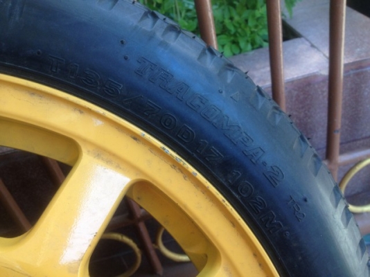 ล้ออะไหล่ของญี่ปุ่นเเท้ขอบ17 5รู114สภาพสวย