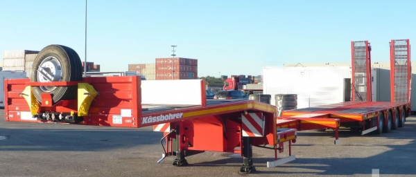 หางเทรลเลอร์ (UNUSED) 2012 KASSBOHRER LB4E 58 Ton Quad_A Extendable Lowboy สภาพดีพร้อมใช้งาน เอกสารพร้อม สนใจติดต่อ 081-981-9339 (คุณบุ๋ม)