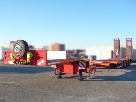 หางเทรลเลอร์ (UNUSED) 2012 KASSBOHRER LB4E 58 Ton Quad_A Extendable Lowboy สภาพดีพร้อมใช้งาน เอกสารพร้อม สนใจติดต่อ 081-981-9339 (คุณบุ๋ม)