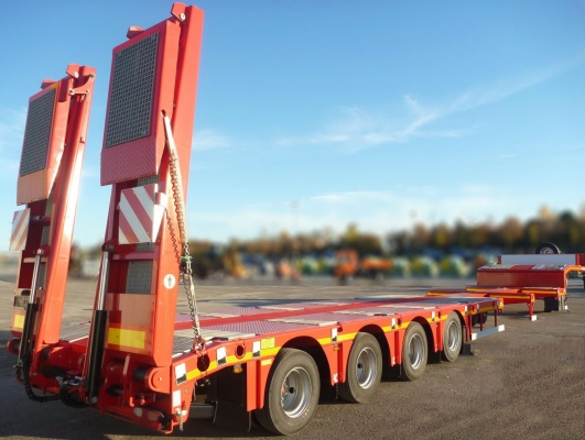 หางเทรลเลอร์ (UNUSED) 2012 KASSBOHRER LB4E 58 Ton Quad_A Extendable Lowboy สภาพดีพร้อมใช้งาน เอกสารพร้อม สนใจติดต่อ 081-981-9339 (คุณบุ๋ม)