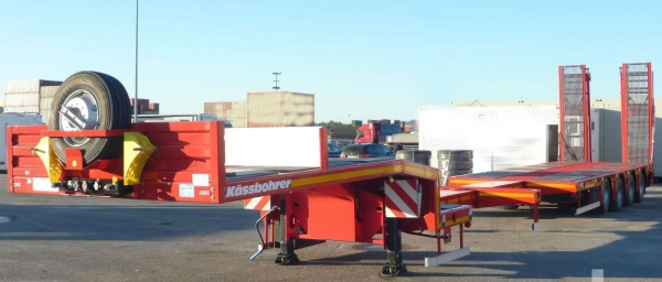หางเทรลเลอร์ (UNUSED) 2012 KASSBOHRER LB4E 58 Ton Quad_A Extendable Lowboy สภาพดีพร้อมใช้งาน เอกสารพร้อม สนใจติดต่อ 081-981-9339 (คุณบุ๋ม)