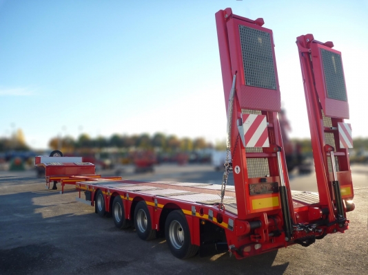 หางเทรลเลอร์ (UNUSED) 2012 KASSBOHRER LB4E 58 Ton Quad_A Extendable Lowboy สภาพดีพร้อมใช้งาน เอกสารพร้อม สนใจติดต่อ 081-981-9339 (คุณบุ๋ม)