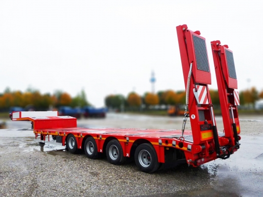หางเทรลเลอร์ (UNUSED) 2012 KASSBOHRER LB4E 58 Ton Quad_A Extendable Lowboy สภาพดีพร้อมใช้งาน เอกสารพร้อม สนใจติดต่อ 081-981-9339 (คุณบุ๋ม)