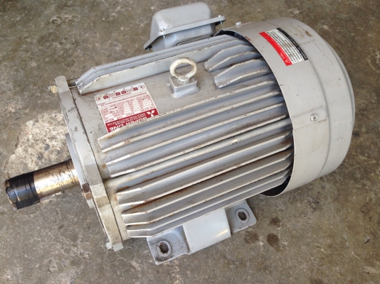 ขายมอเตอร์ Mitsubishi 5HP. 220V 1450rpm. ไฟบ้าน สภาพสวย พร้อมใช้งาน