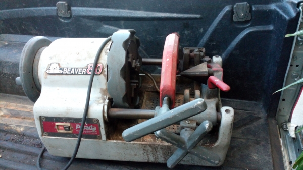 ขาย !! เครื่องต๊าปเกลียวAsada รุ่นBEAVER 80 เครื่องดี เดินนิ่ม