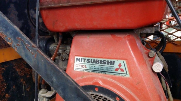 เครนยกของแทรคยาง เครื่องยนต์ MITSUBISHI รุ่น G710L เก่าญี่ปุ่น สภาพพร้อมใช้งาน