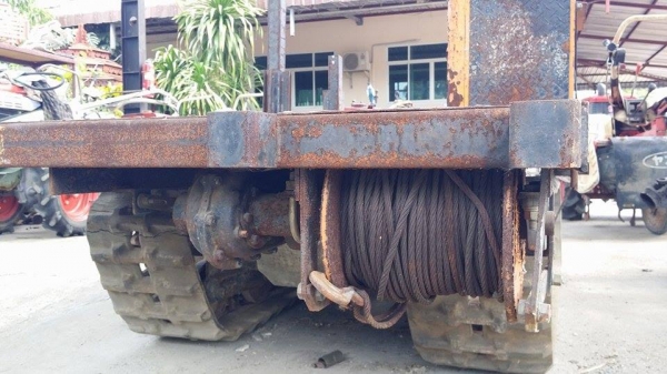 เครนยกของแทรคยาง เครื่องยนต์ MITSUBISHI รุ่น G710L เก่าญี่ปุ่น สภาพพร้อมใช้งาน